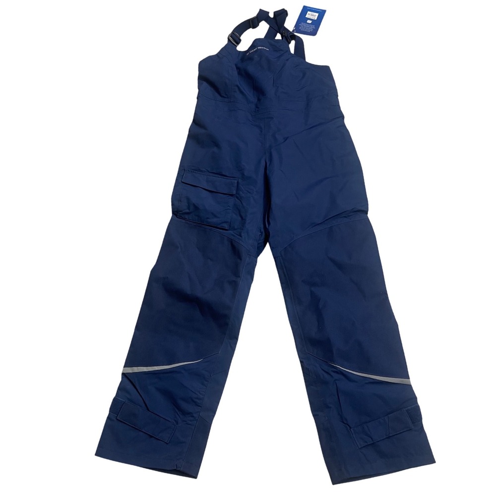West Marine Womens Third Reef Bib Medieval Blue Foul Weather Gear 15126543 L